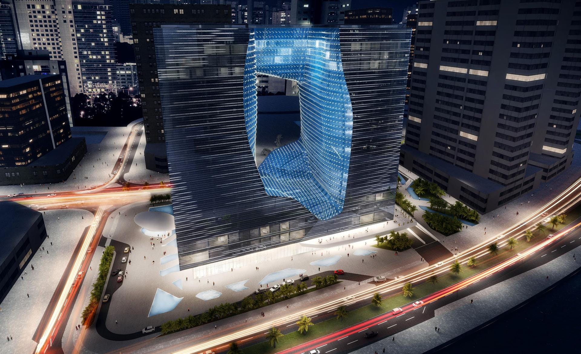 Im neuen Opus Building in Dubai eröffnet 2016 das "ME by Meliá Dubai". Gebäude wie Hotel entwarf die Star-Architektin Zaha Hadid.