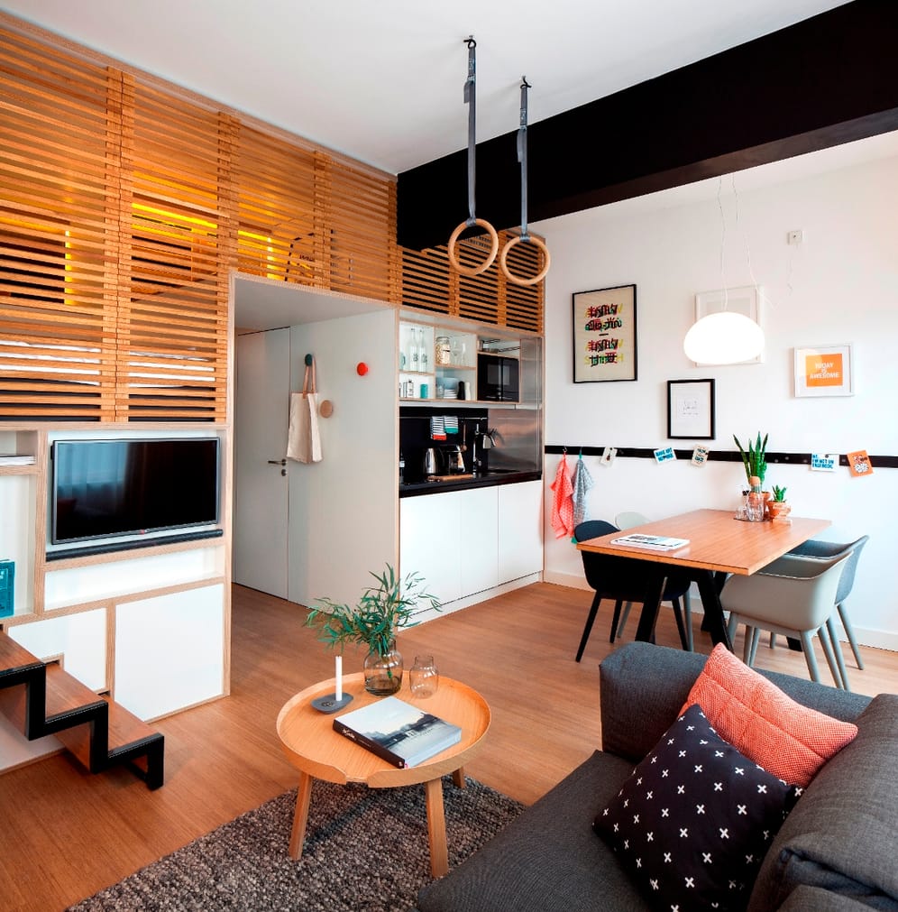 Das Zoku (japanisch für "Familie") soll Amsterdams internationales Wohnzimmer werden. Die Einrichtung soll eher an ein Zuhause als ein Hotel erinnern.