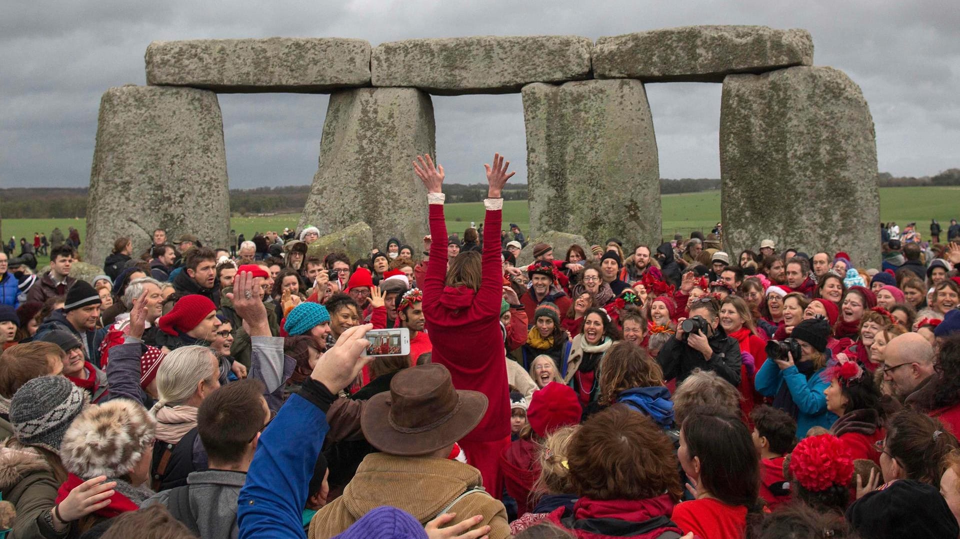 Stonehenge ist spiritueller Treffpunkt zur Wintersonnenwende.