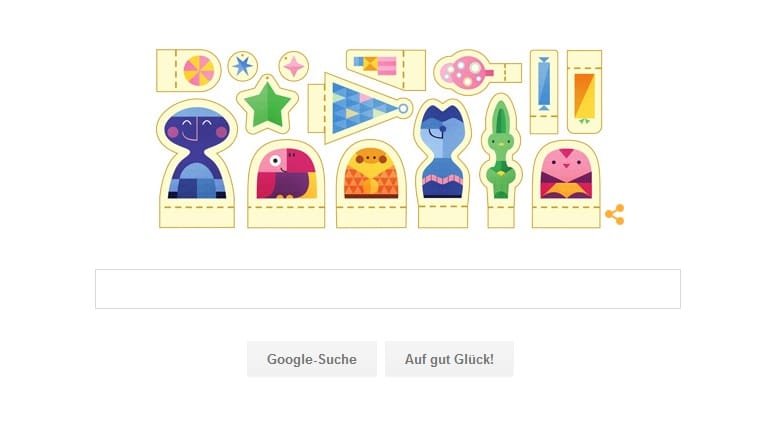 Mit einem eigenen Doodle wünscht Suchmaschinenriese Google am 23.12.2015 allen schöne Weihnachtsferien