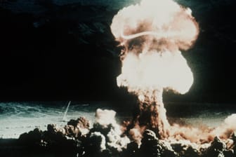 In den 50er-Jahren testeten die Amerikaner oberirdisch zahlreiche Atombomben in der Wüste von Nevada.