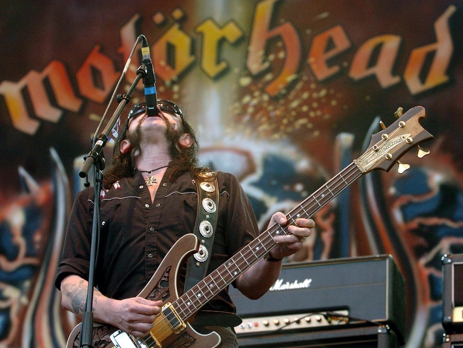 Lemmy Kilmister und Motörhead bei einem der zahlreichen Auftritte beim Festival "Rock am Ring".
