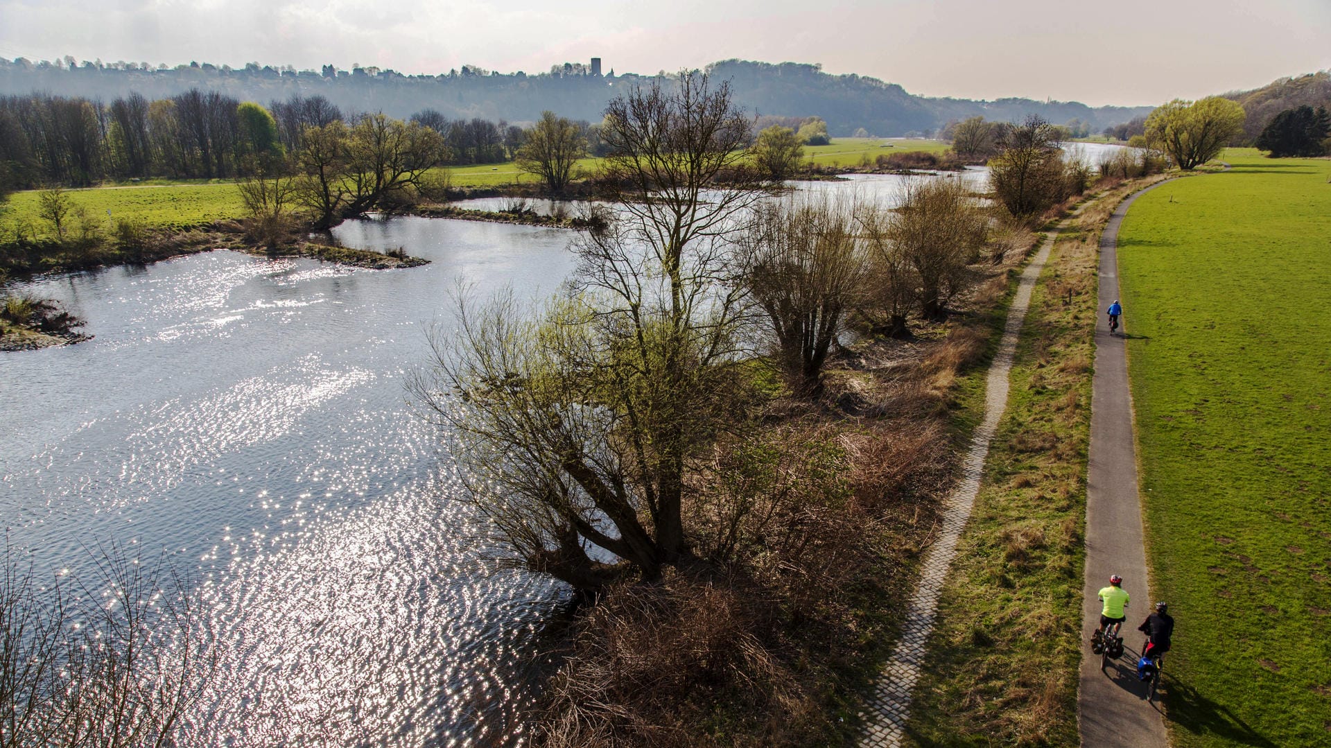 Der Ruhrtalradweg zeigt vor allem bei Bochum seine schönen Seiten.