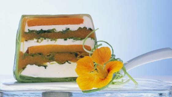 Frischkäseterrine mit Paprikamarmelade