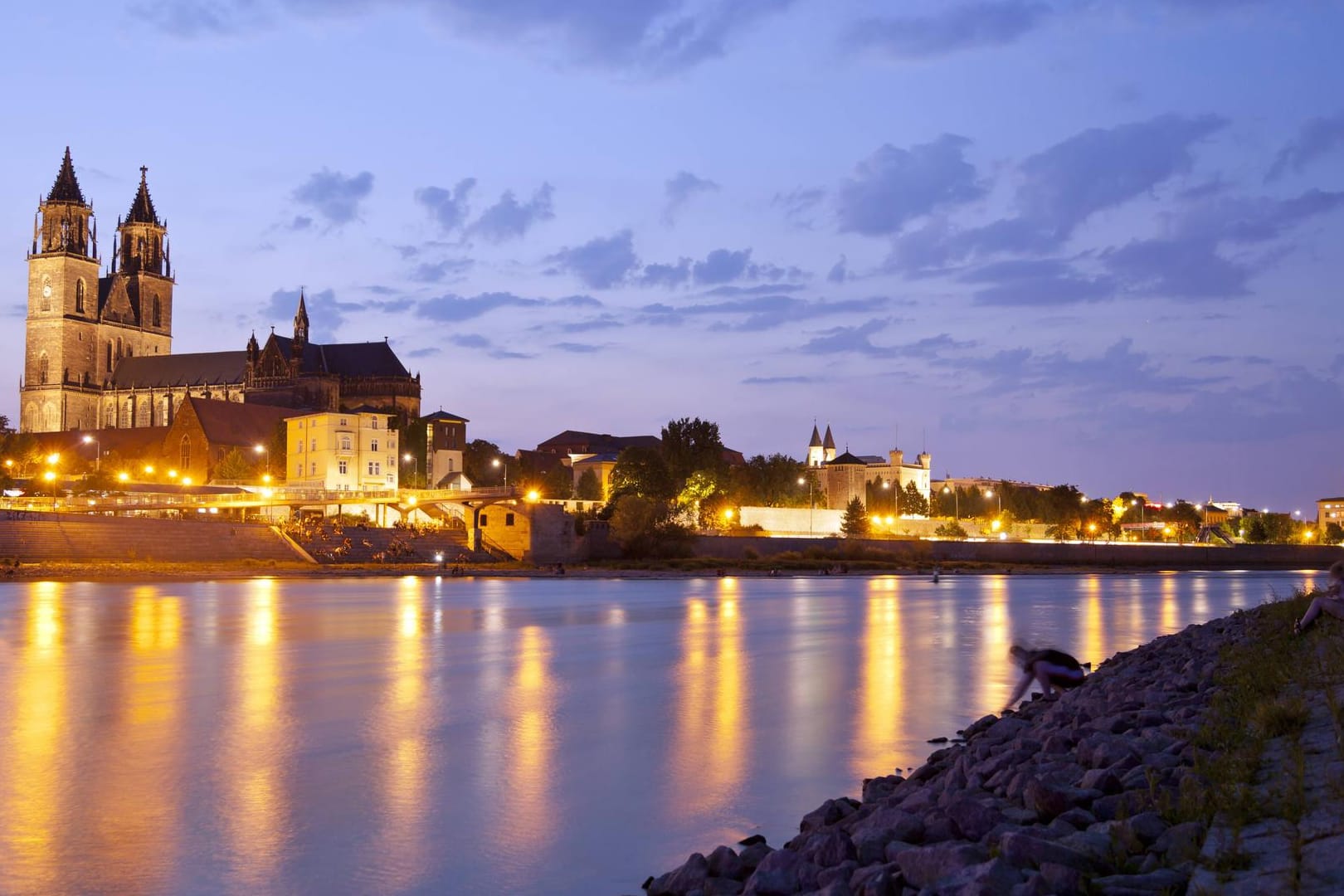 Idyllisch: Die Elbe bei Dresden.