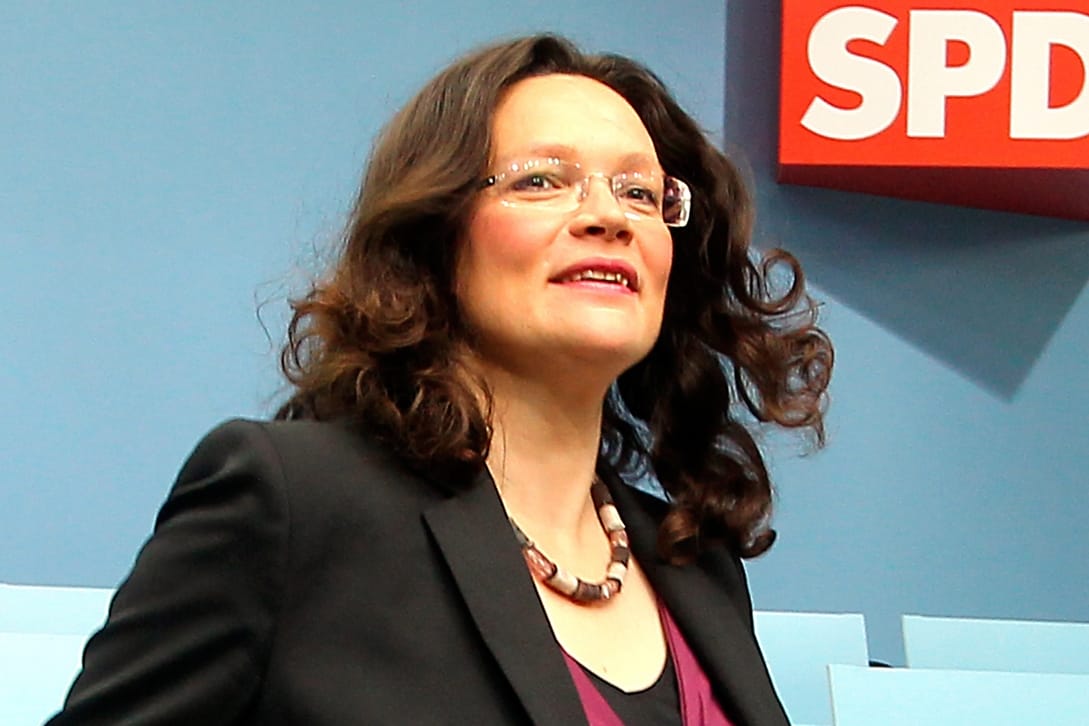 Andrea Nahles geht von einer baldigen Erhöhung des Mindestlohns aus.