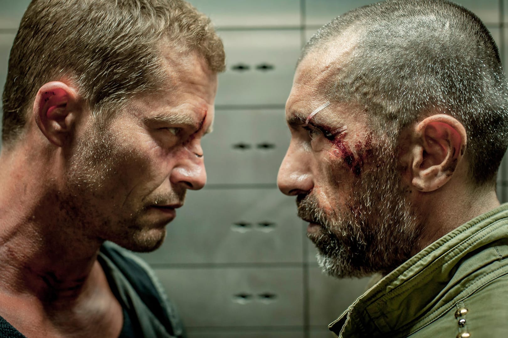 Nick Tschiller (Til Schweiger, li.) und Firat Astan (Erdal Yildiz) im "Tatort: Fegefeuer".