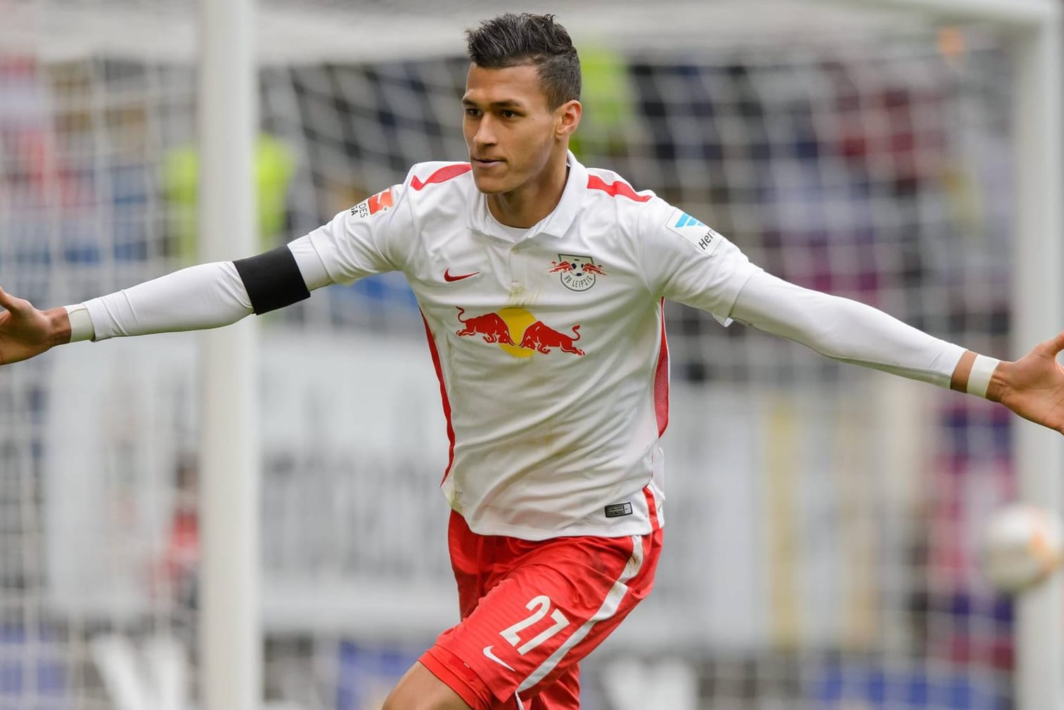 Davie Selke will mit RB Leipzig in die Bundesliga aufsteigen.