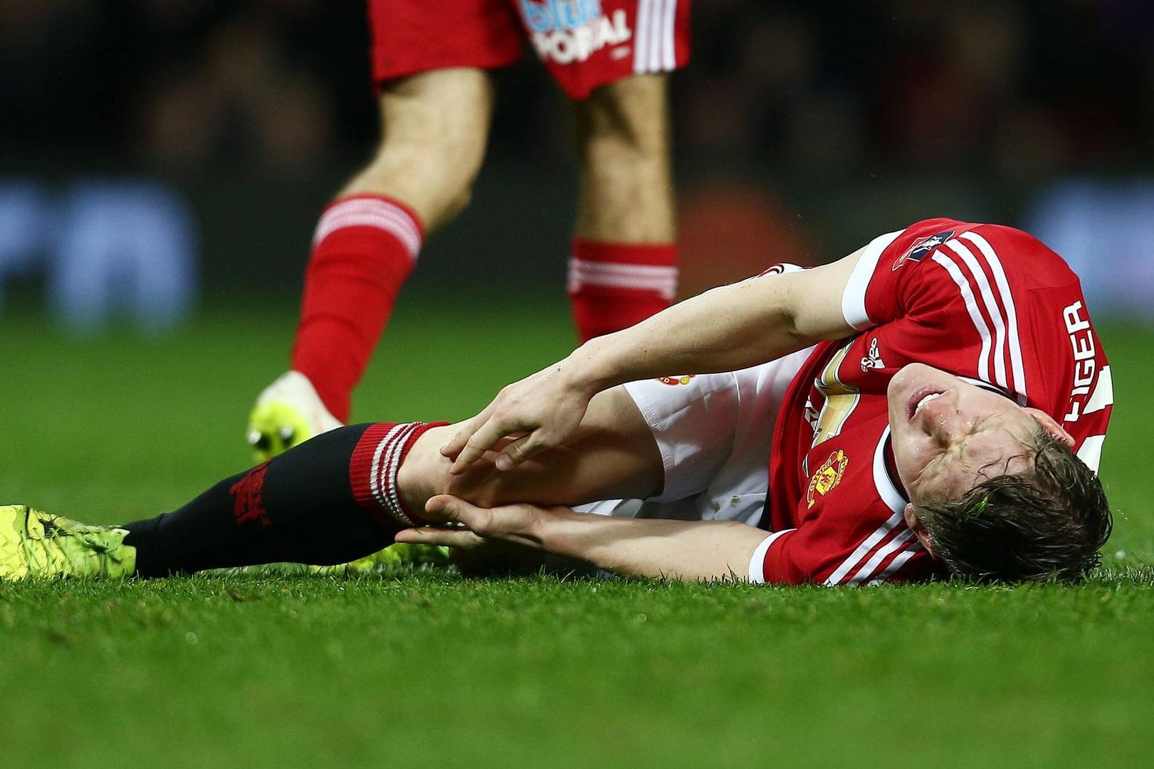 Fußball FA Cup Manchester United Sheffield United Bastian Schweinsteiger of Manchester United Ma