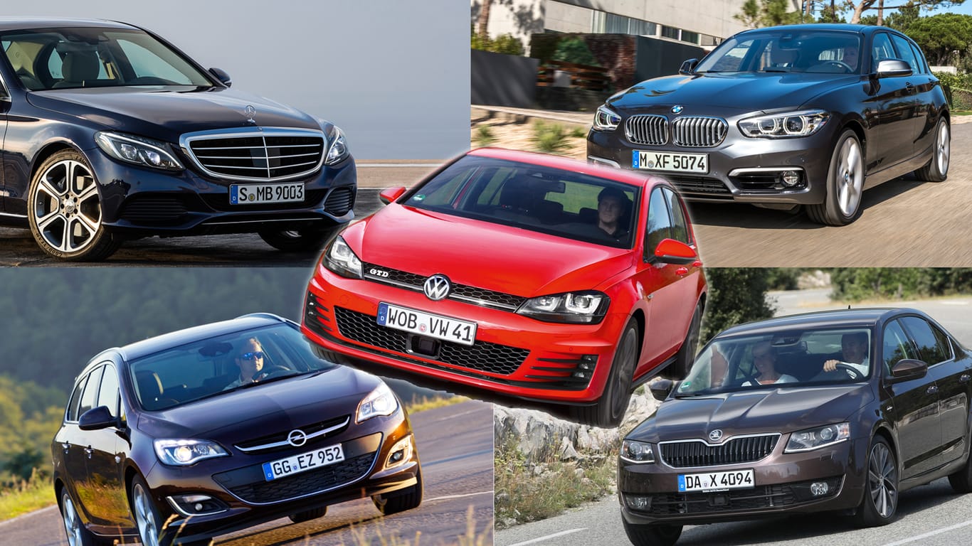 Die meistverkauften Modelle der Autohersteller 2015.