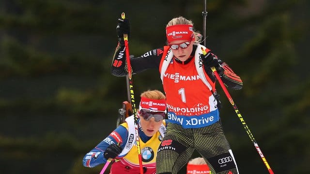 Franziska Hildebrand gehört zum engen Favoritenkreis im Einzelrennen von Ruhpolding.