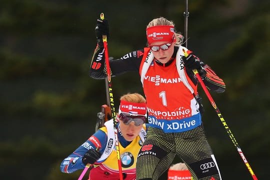 Franziska Hildebrand gehört zum engen Favoritenkreis im Einzelrennen von Ruhpolding.