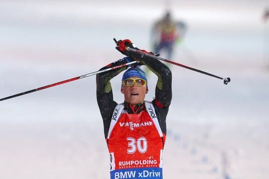 Erik Lesser siegte in Ruhpolding beim 15 km Massenstart.