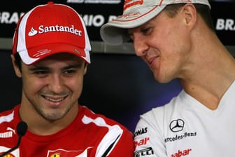 Enge Freunde: Felipe Massa (links) und Michael Schumacher, hier ein Archivbild aus dem Jahr 2011.