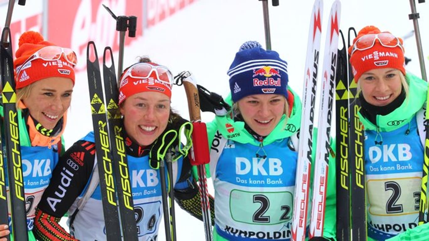 Die starke Leistung der deutschen Skijägerinnen lässt auf eine tolle WM im März hoffen.