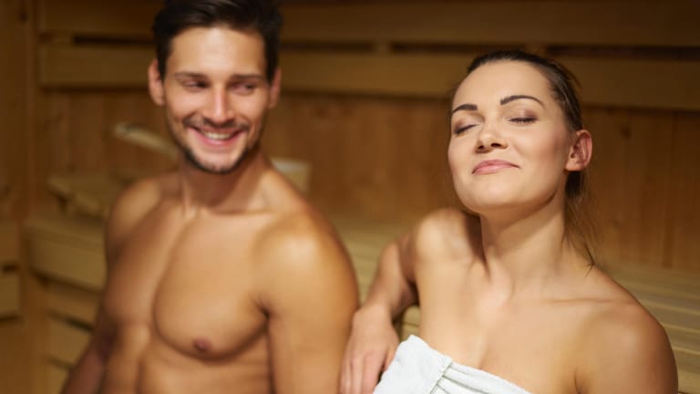 Sauna verbessert die Durchblutung.