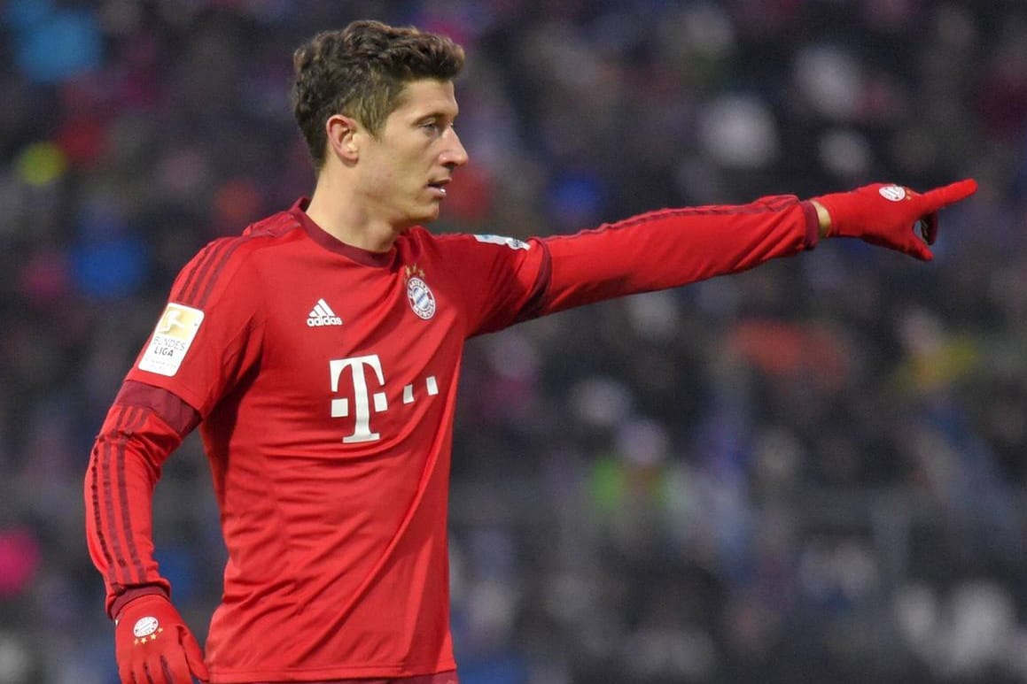 Blickt selbstbewusst dem Rückrunden-Auftakt entgegen: Bayern-Torjäger Robert Lewandowski.