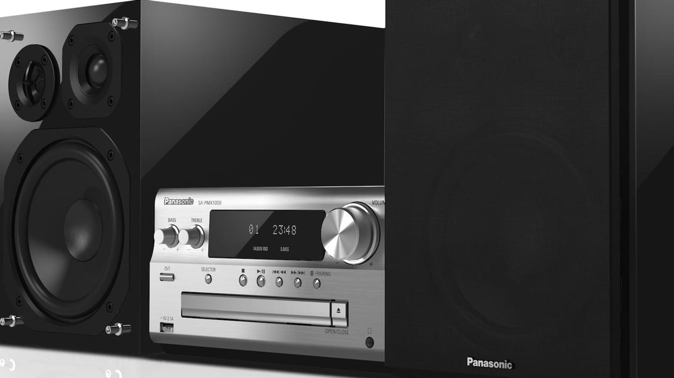 Die Panasonic SC-PMX100B ist mit WLAN sowie Bluetooth vernetzt.