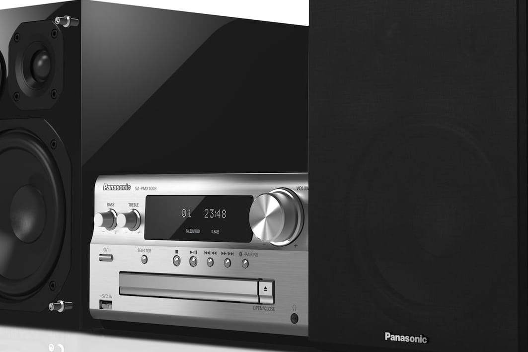 Die Panasonic SC-PMX100B ist mit WLAN sowie Bluetooth vernetzt.