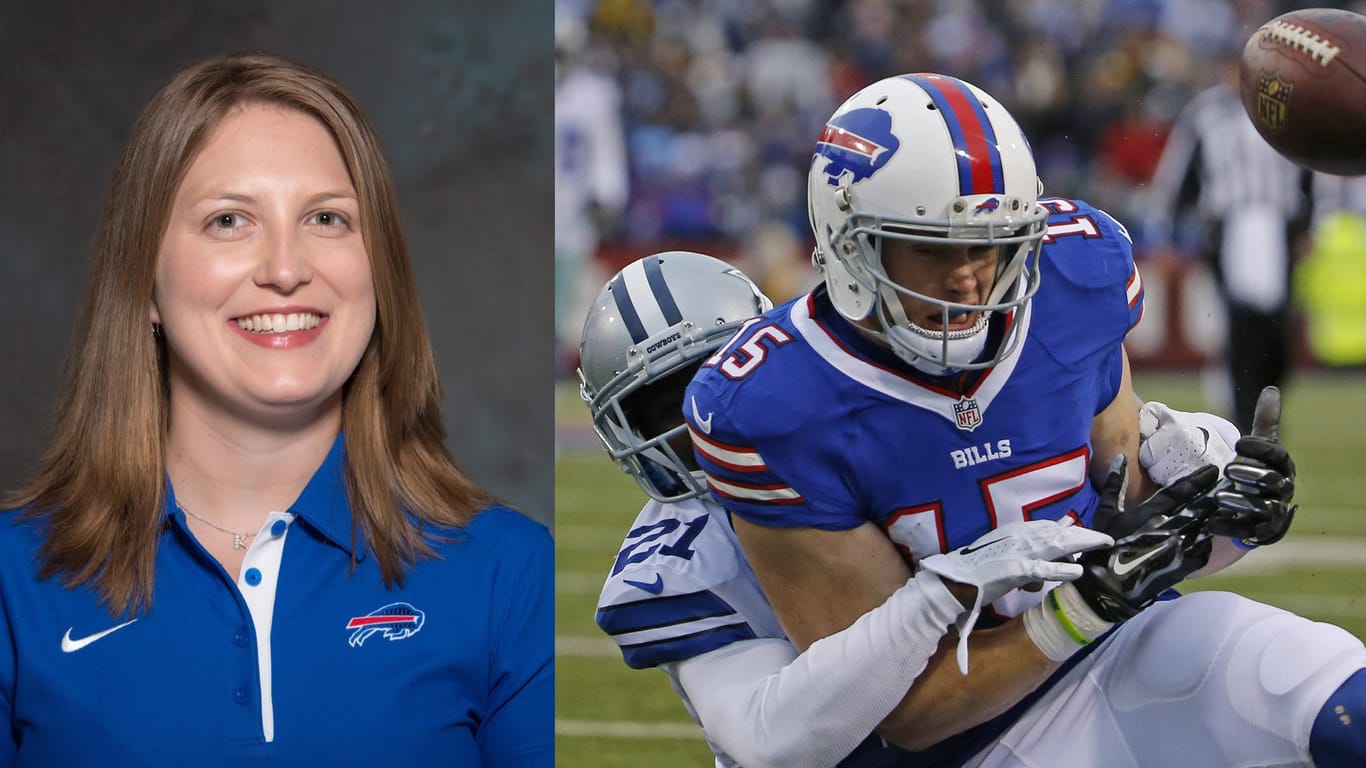 Sorgt für ein Novum in der harten Männerwelt der NFL: Kathryn Smith vom NFL-Team Buffalo Bills.