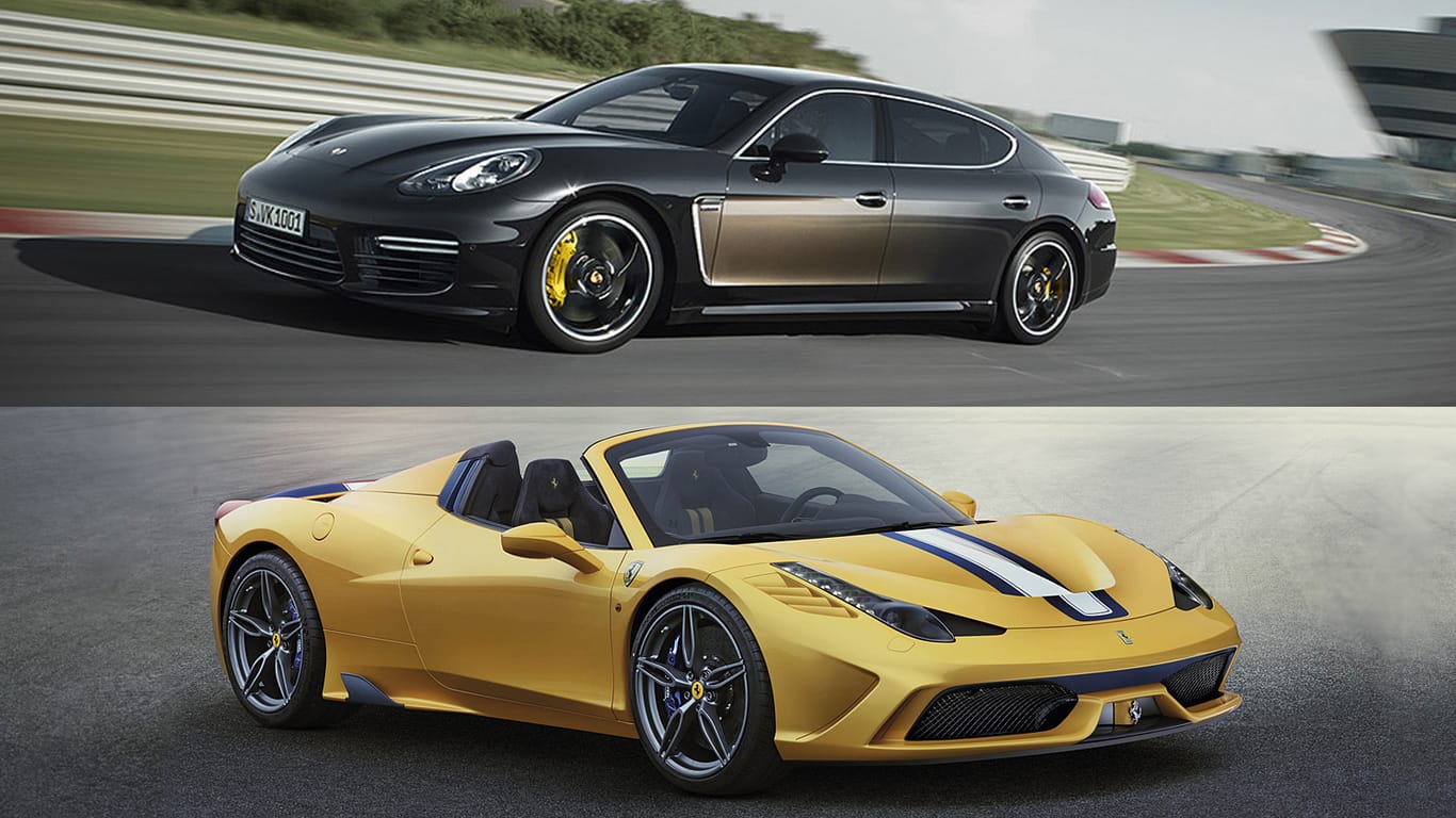 Ferrari und Porsche im Vergleich