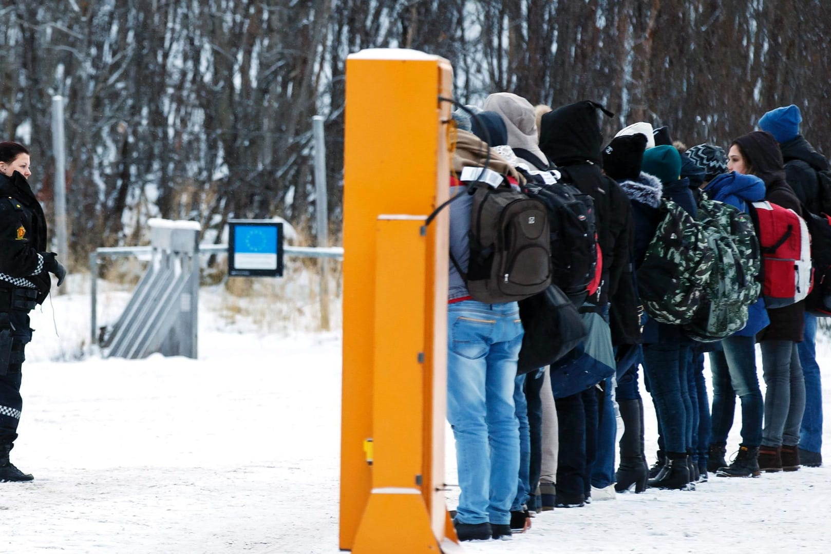 Im vergangenen Jahr flohen 5500 Menschen über die russisch-norwegische Grenze nach Europa.