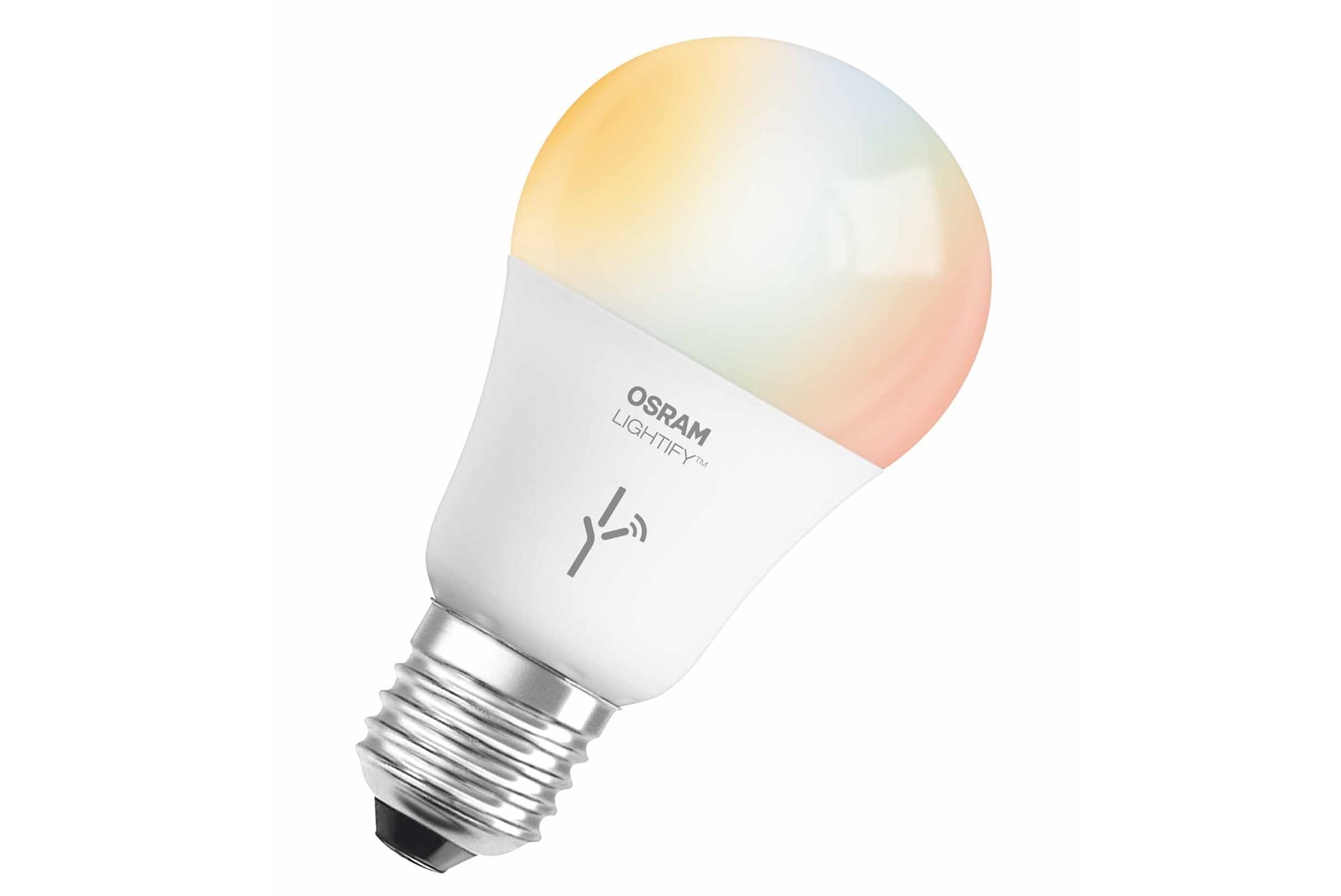 Die LED-Lampen mit klassischer Glühbirnen-Fassung (E27) bieten beliebig einstellbares farbiges Licht und sorgen damit für Stimmung.