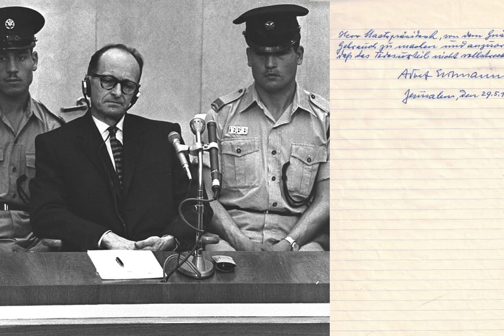Nach dem Prozess gegen den Nazi-Verbrecher Eichmann verfasste er selbst ein Gnadengesuch - in Schönschrift.