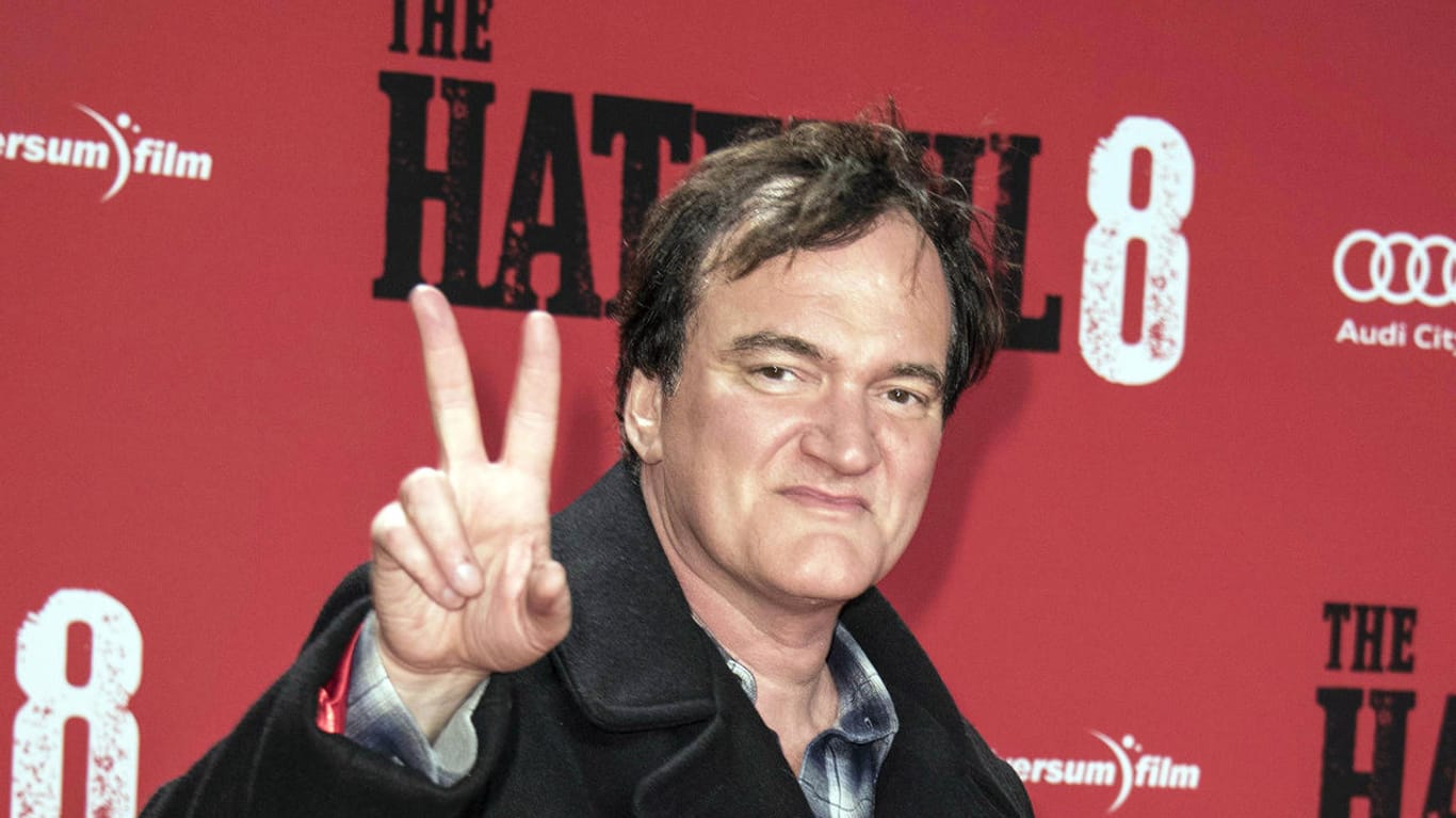 Quentin Tarantino bei der Deutschlandpremiere von "The Hateful 8".