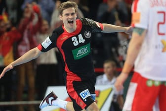 Rune Dahmke trifft und jubelt beim deutschen Halbfinal-Einzug.