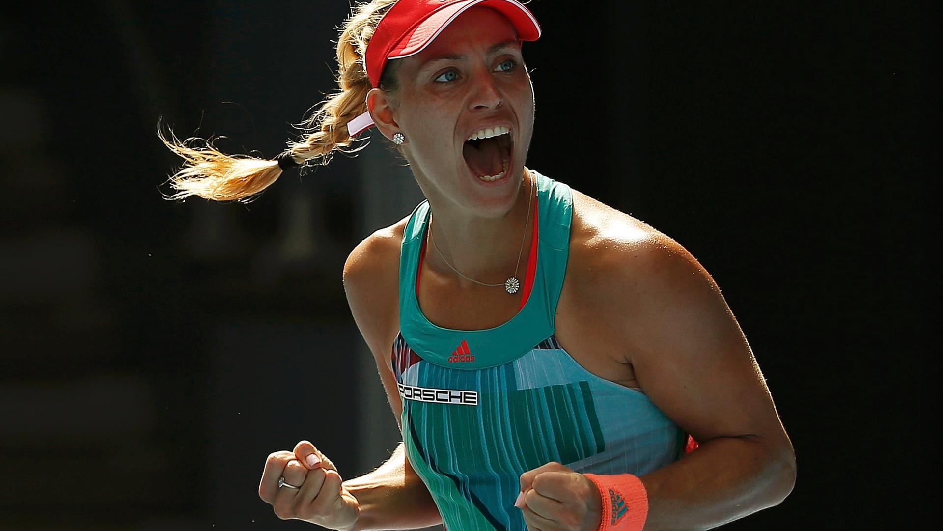 Angelique Kerber lässt der Britin Johanna Konta bei den Australian Open keine Chance.