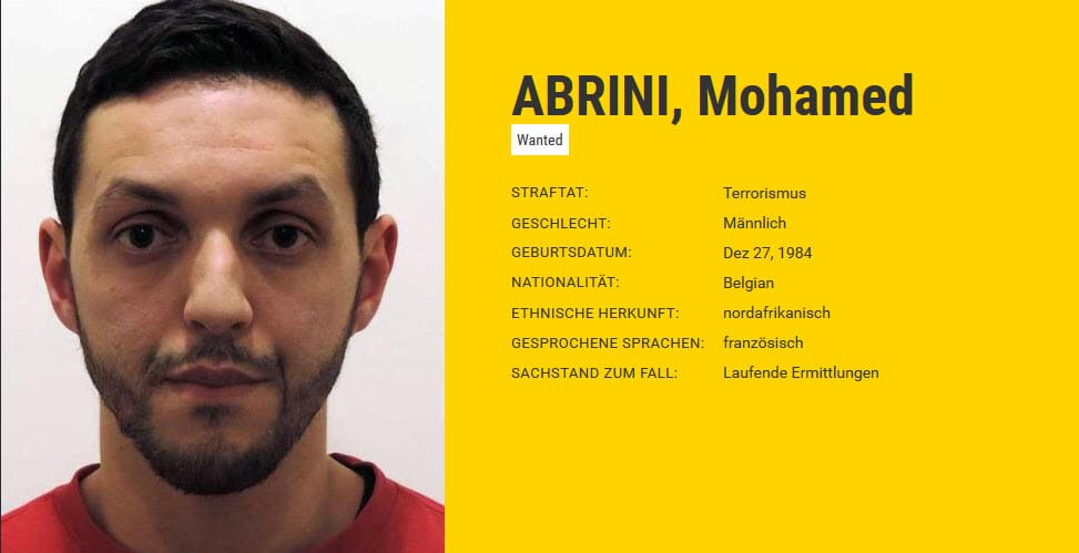 Abrini steht in Verbindung zu dem Terrorangriffen in Paris.