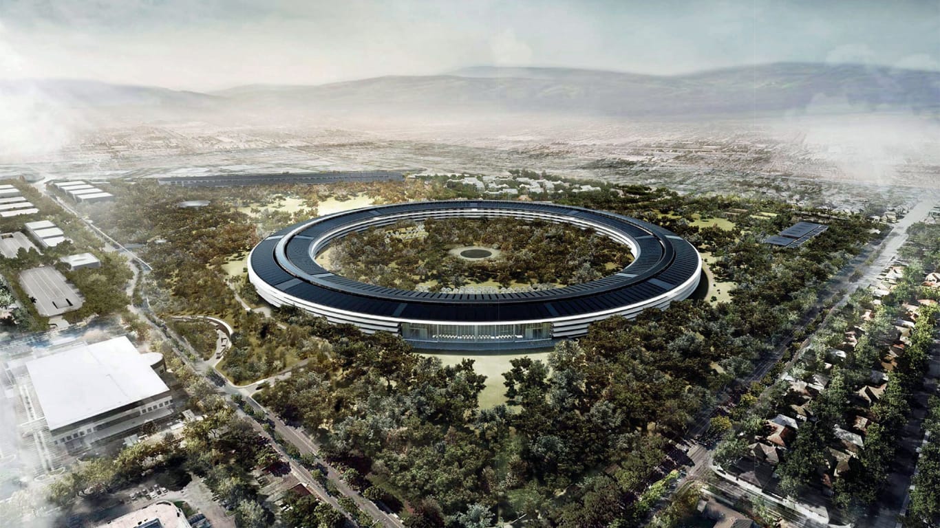Die neue Apple-Zentrale hat einen Umfang von 1,6 Kilometern.