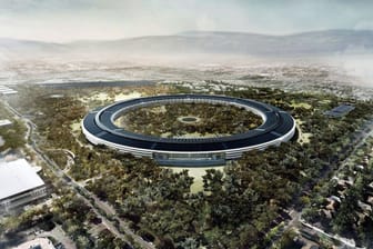 Die neue Apple-Zentrale hat einen Umfang von 1,6 Kilometern.
