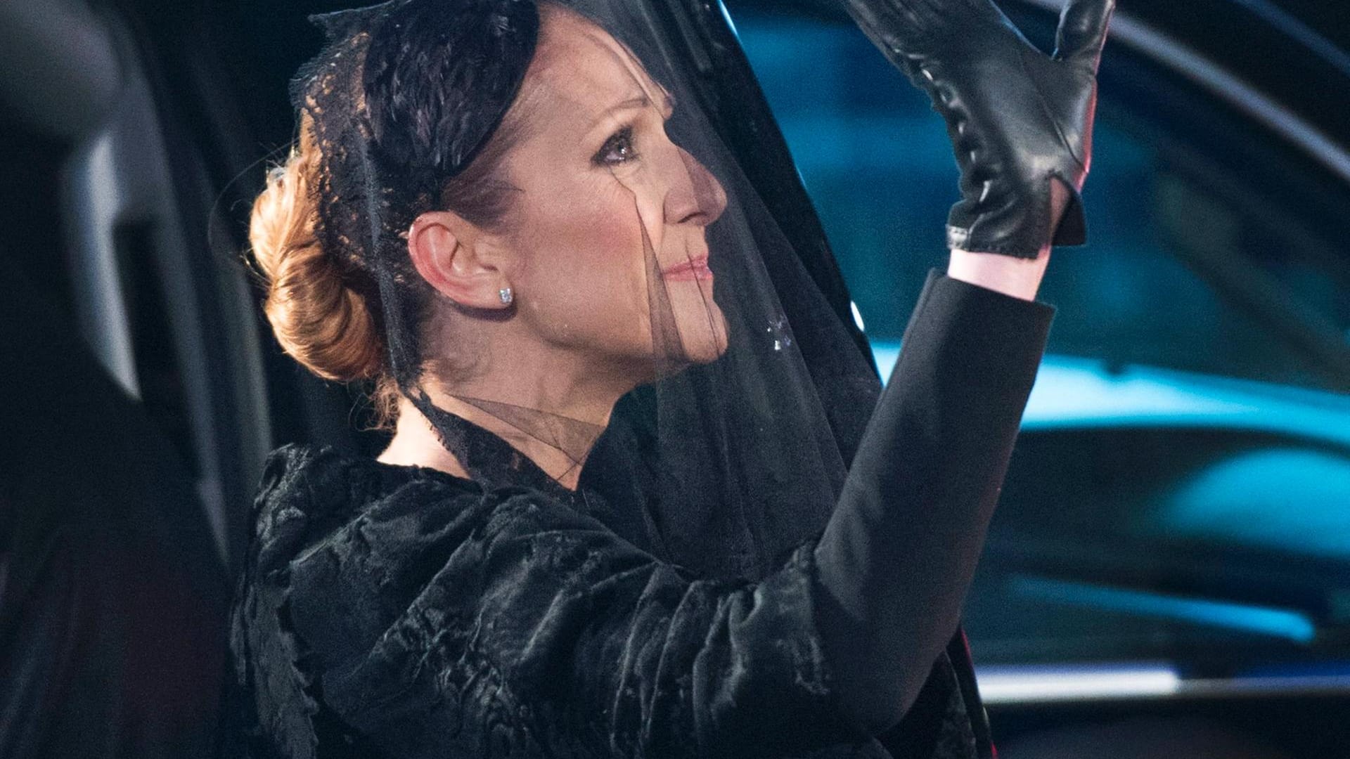 Céline Dion nach der Beerdigung ihres Mannes René Angélil am 22. Januar.