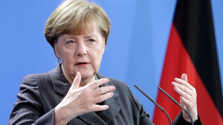 Kanzlerin Angela Merkel appelliert an die Flüchtlinge, wieder in ihre Heimat zurückzukehren, wenn dort Frieden herrscht.