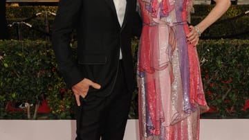 Nicole Kidman brachte Eheman Keith Urban mit. Sie trug eine Kreation von "Gucci".