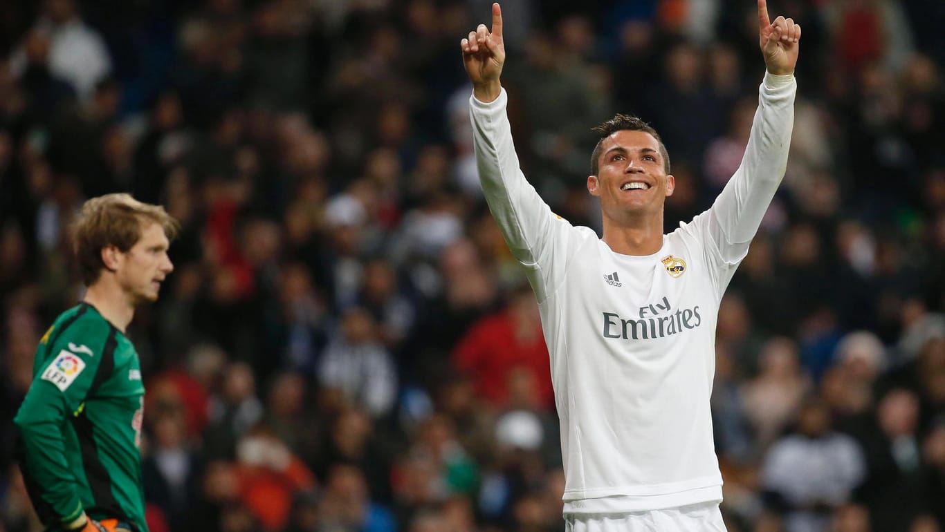 Durfte gegen Espanyol dreimal jubeln: Real-Superstar Cristiano Ronaldo.