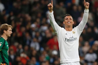 Durfte gegen Espanyol dreimal jubeln: Real-Superstar Cristiano Ronaldo.