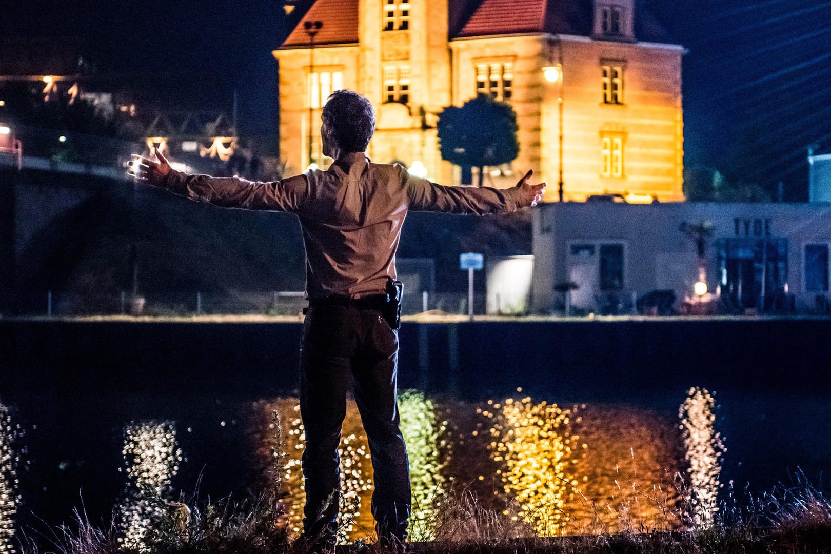 Beim "Tatort: Hundstage" wird Kommissar Peter Faber (Jörg Hartmann) von Selbstzweifeln geplagt.