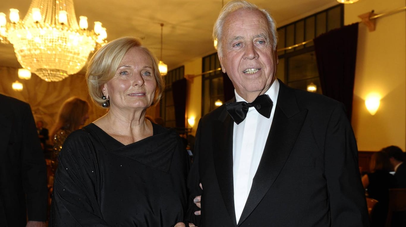 Ruth Maria Kubitschek und Wolfgang Rademann - hier im Jahr 2013 - waren seit 1976 ein Paar.