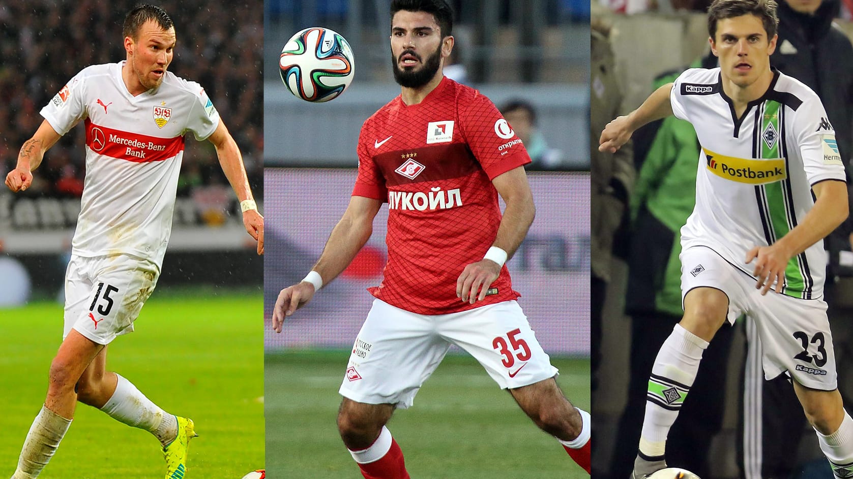 Kevin Großkreutz, Serdar Tasci und Jonas Hofmann (von links): Die Bundesligisten hielten sich bei den Wintertransfers zurück.