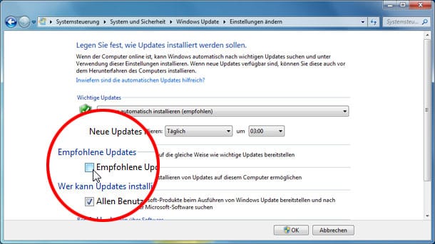 Über die Update-Einstellungen erteilen Sie Windows 10 Hausverbot.