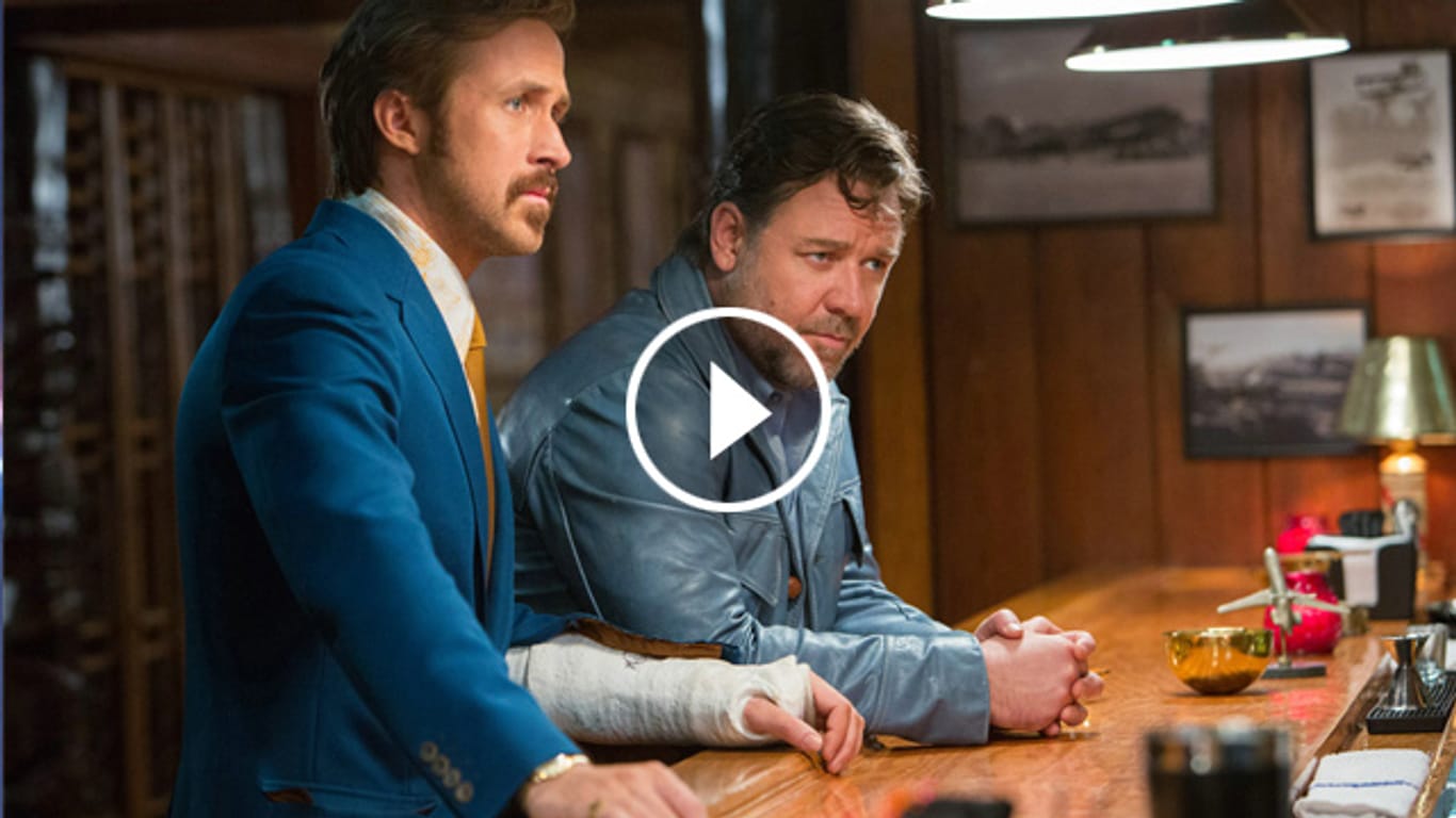 Ryan Gosling und Russell Crowe in "The Nice Guys".
