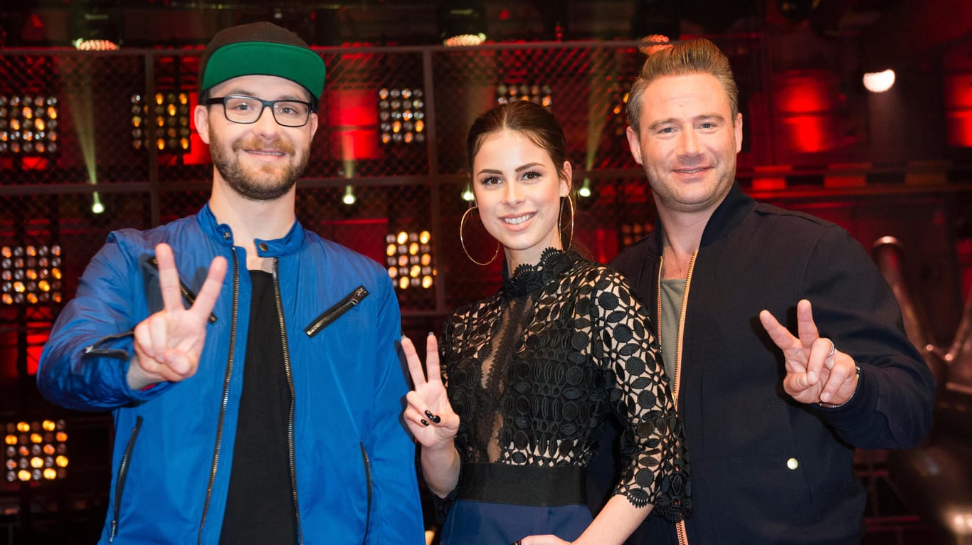 Mark Foster, Lena Meyer-Landrut und Sasha sind Juroren der Castingshow "The Voice Kids".