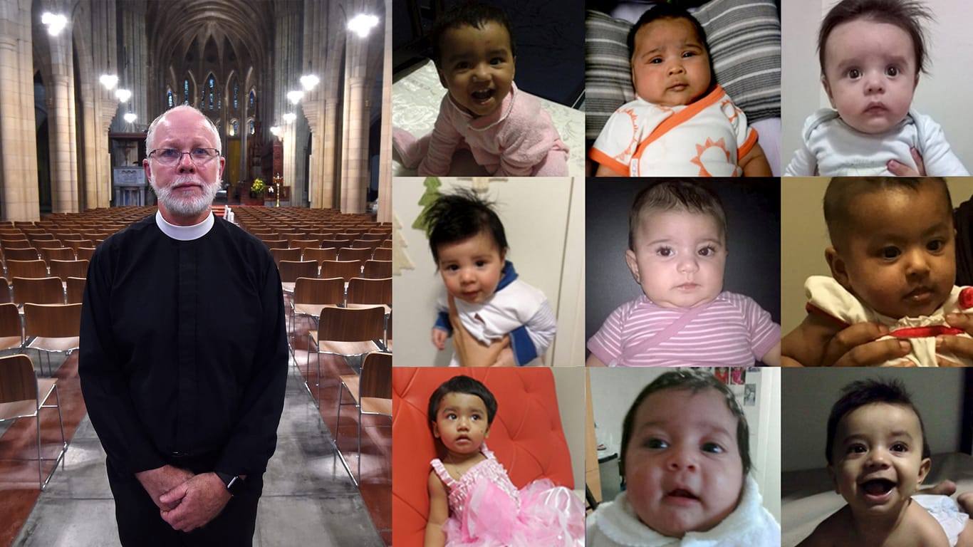 Peter Catt, Dekan der Anglikanischen Kirche von Brisbane, macht sich für Flüchtlinge in Australien stark. Dort sind auch viele Babys von einer Abschiebung bedroht.
