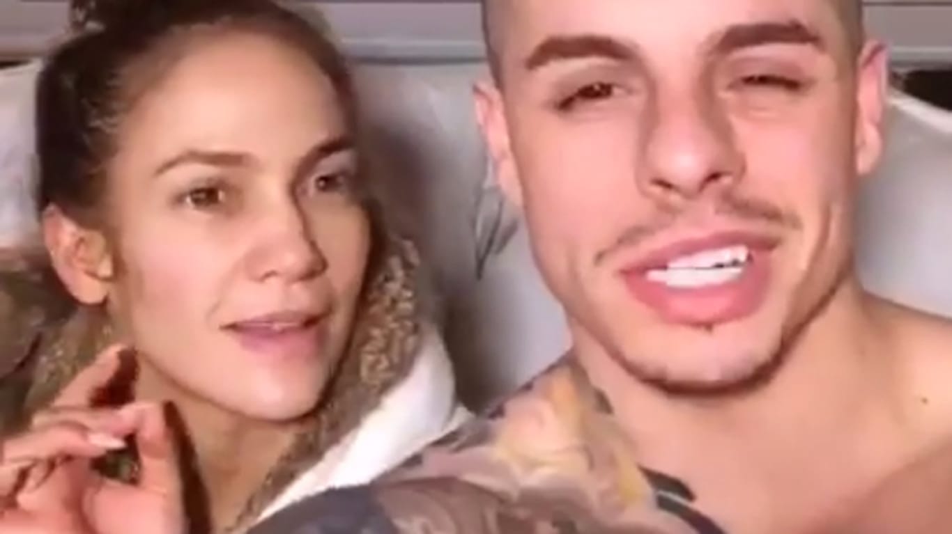 Jennifer Lopez und ihr Freund Casper Smart stellen abgedrehtes Video ins Netz.