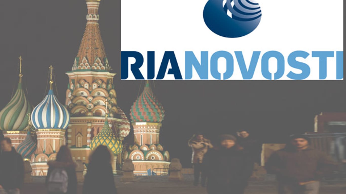 Die Nachrichtenagentur Ria Novosti gehört zur gleichen Holding wie Sputniknews und Russia Today.
