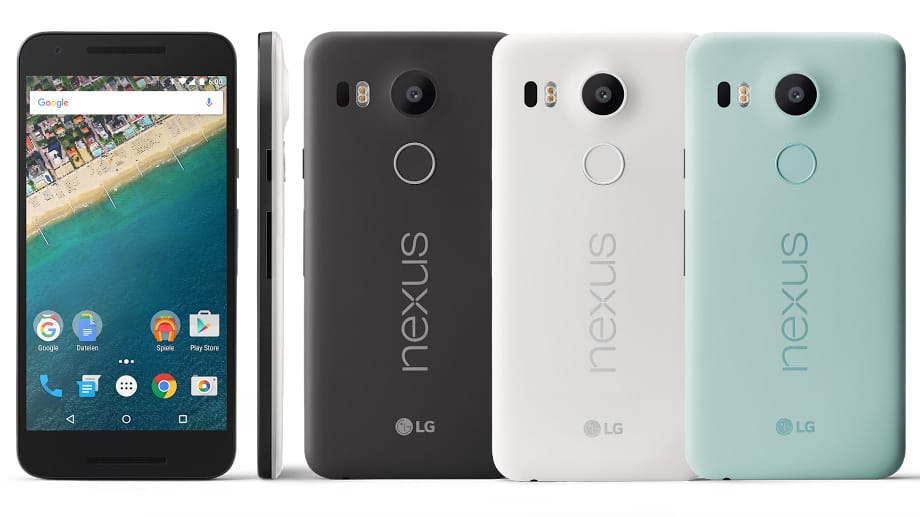 Google verlangte zur Markteinführung des Nexus 5X 500 Euro. Das 5,2"-Smartphone mit nacktem Android ist neben dem größeren Nexus 6P das aktuelle Flaggschiff.