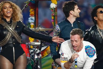 Super Bowl 50: Beyoncé, Coldplay und Bruno Mars in der Halbzeitshow.